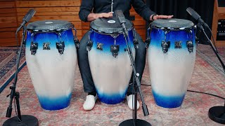 Meinl Percussion William Kachiro Thompson Congas Electric Sky - Wkt11Es, Wkt1134Es & Wkt1212Es