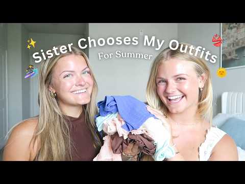 My Sister Chooses My Outfits For Summer - Living in a beach town, Boat day & Dinner Date