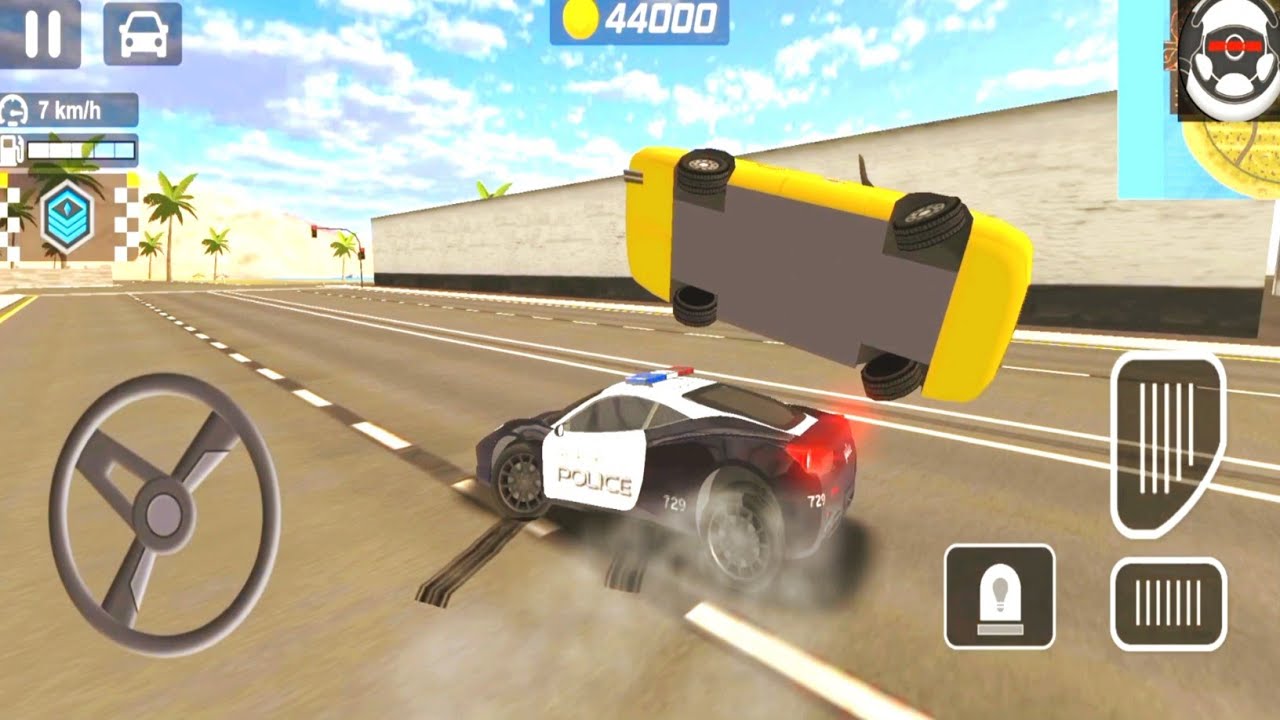 Police Car chase Cup Simulator, Real police Car game - Rescue police Android gameplay 