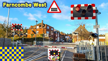 The Fully-Renewed Farncombe West (Farncombe Street) Level Crossing, Surrey