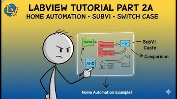 LabVIEW Tutorial Part 2A | Home Automation with Switch Case, Comparison & SubVI N3