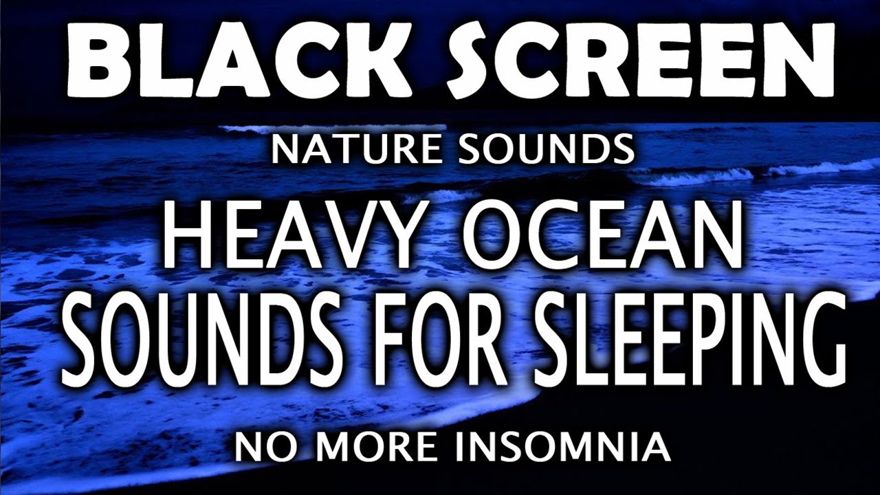 The waves calm down at night 🌊😴 Gentle Ocean Sounds For Deep Sleep