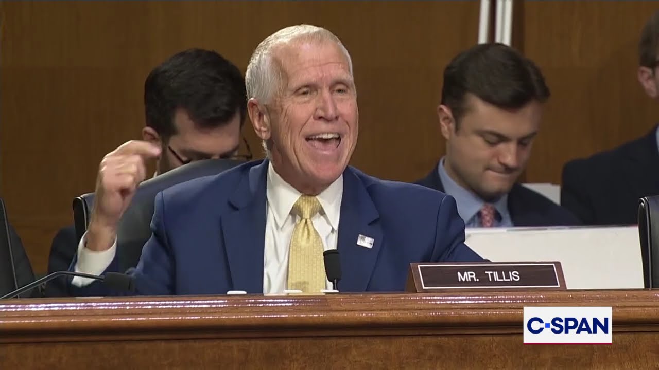 DHS Secretary Noem Answers Questions from Senators Tillis, Booker, Lee and Padilla