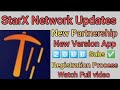 StarX Network Updates|| StarX Partnership| New Version App|| #strx #crypto #FreeMining #CryptoTelugu