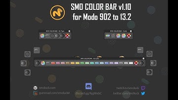MODO I SMO COLOR BAR v1.10 for Modo 902 to 13.2