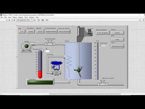 juez Crueldad Sabio Práctica 11. Control nivel y temperatura de tanque en AUTO/MAN. - YouTube