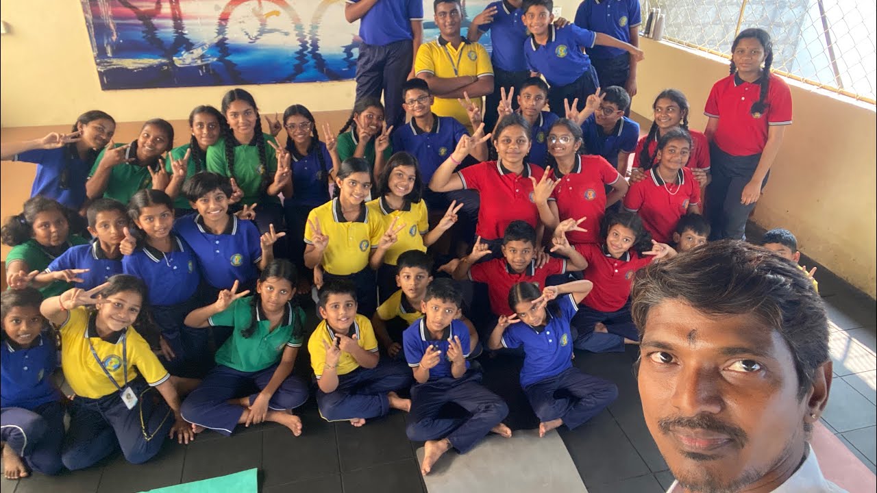 Samskruti Global School Yoga Practice | Daily School Yoga Session | School Students Yoga Practice 