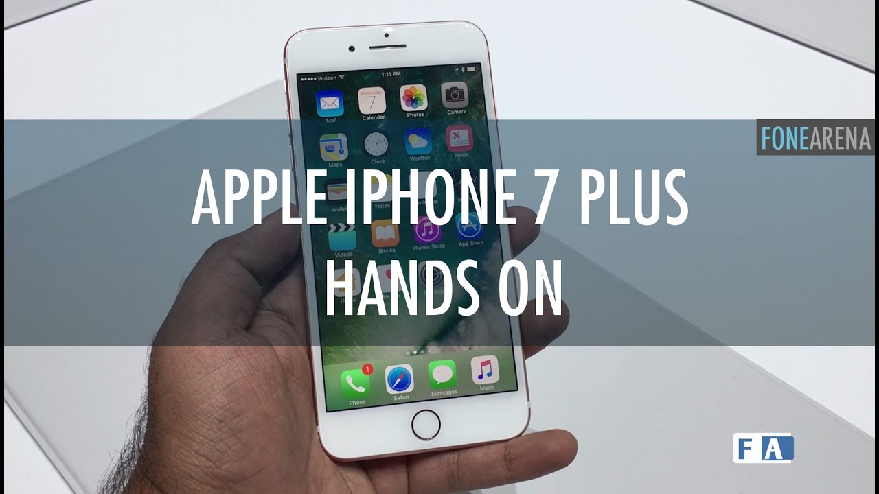 Apple iPhone 7 Plus Hands On