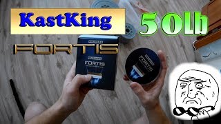 Тест шнура KastKing FORTIS 50lB 0.37mm/Test braided fishing line KastKing FORTIS