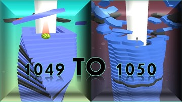 STACKBALL🍴 -GAMEPLAY ALL🏆LEVELS 1049 to 1050