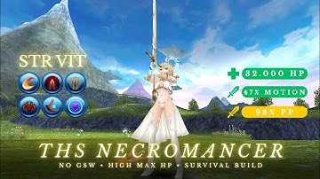 THS STR VIT Necromancer Build Level Cap 305 | Toram Online