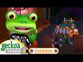 No hay monstruos (Halloween) | 🐸 Garaje de Gecko | Carros para niños | Vídeos educativos