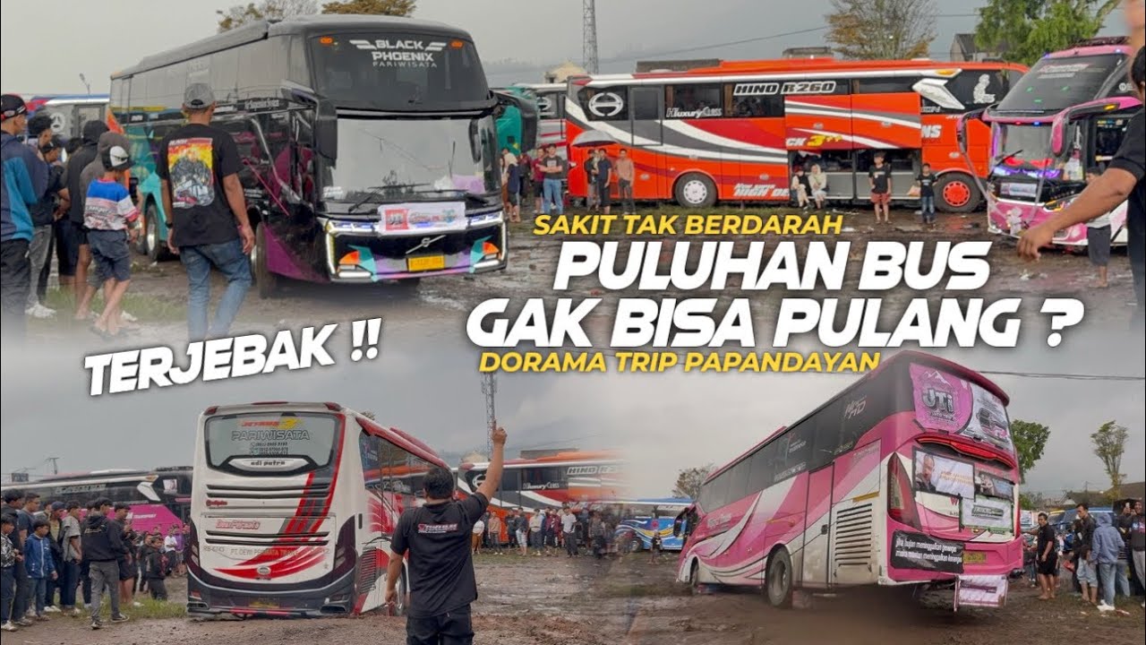 PULUHAN BUS TERTAHAN🥵INI DIA BUKTI SOLODARITAS CREW BUS ! Dorama & Tr4gedi Trip Papandayan 2025