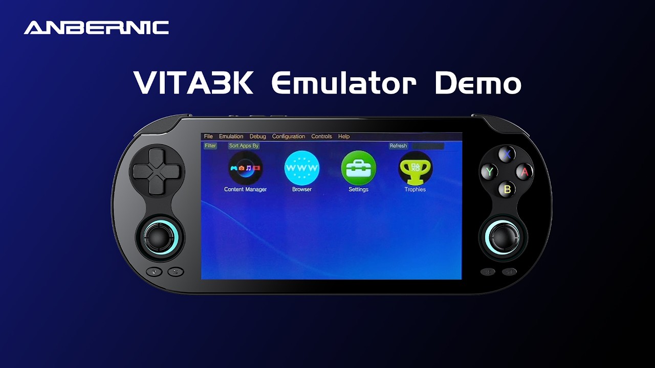 Official Optimized VITA3K Emulator Demo for ANBERNIC RG VITA & RG VITA Pro