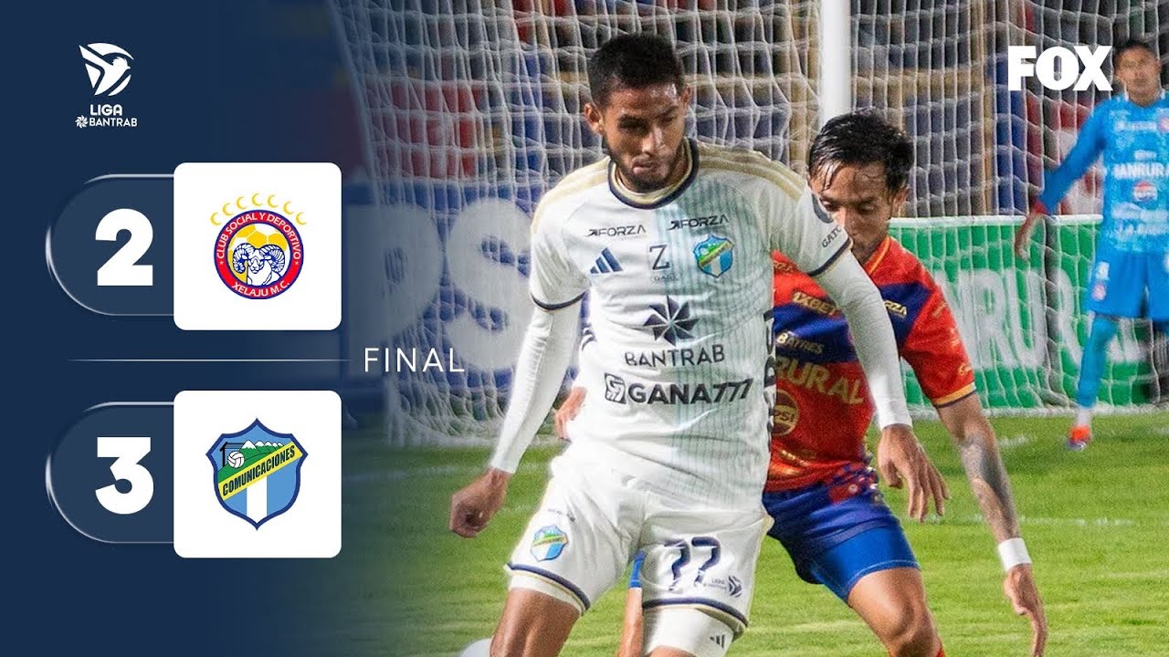 Épica remontada de Comunicaciones 3-2 a Xelajú revive el Apertura