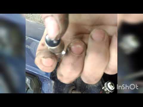 Kia shuma замена стоп лампочки#снятие задней фары Kia  shuma