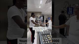 Famous Young thug lost $2000 chain discount😂 #Youngthug #hiphopartist #viral #shorts Net Worth