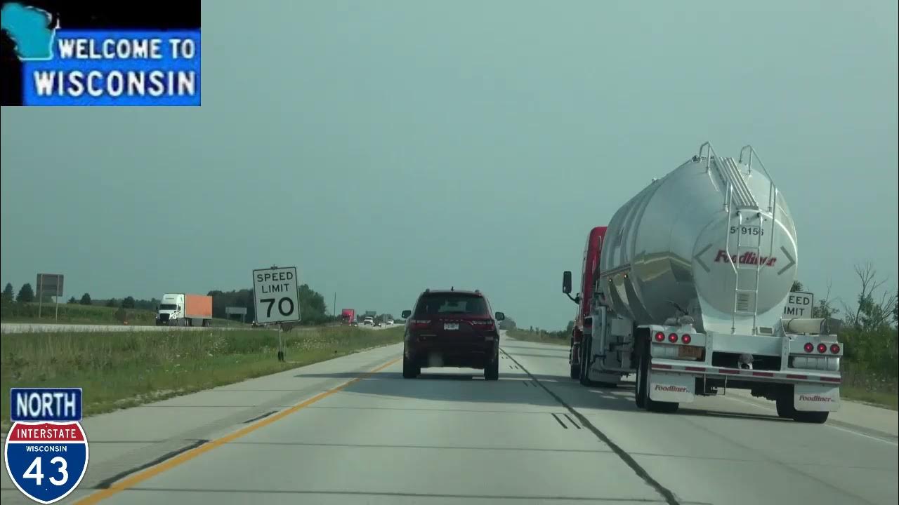 Milwaukee WI to Green Bay WI Via I43 YouTube