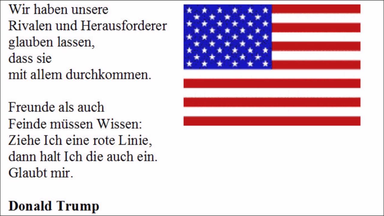 Trump Zitate 001 Deutsch Youtube