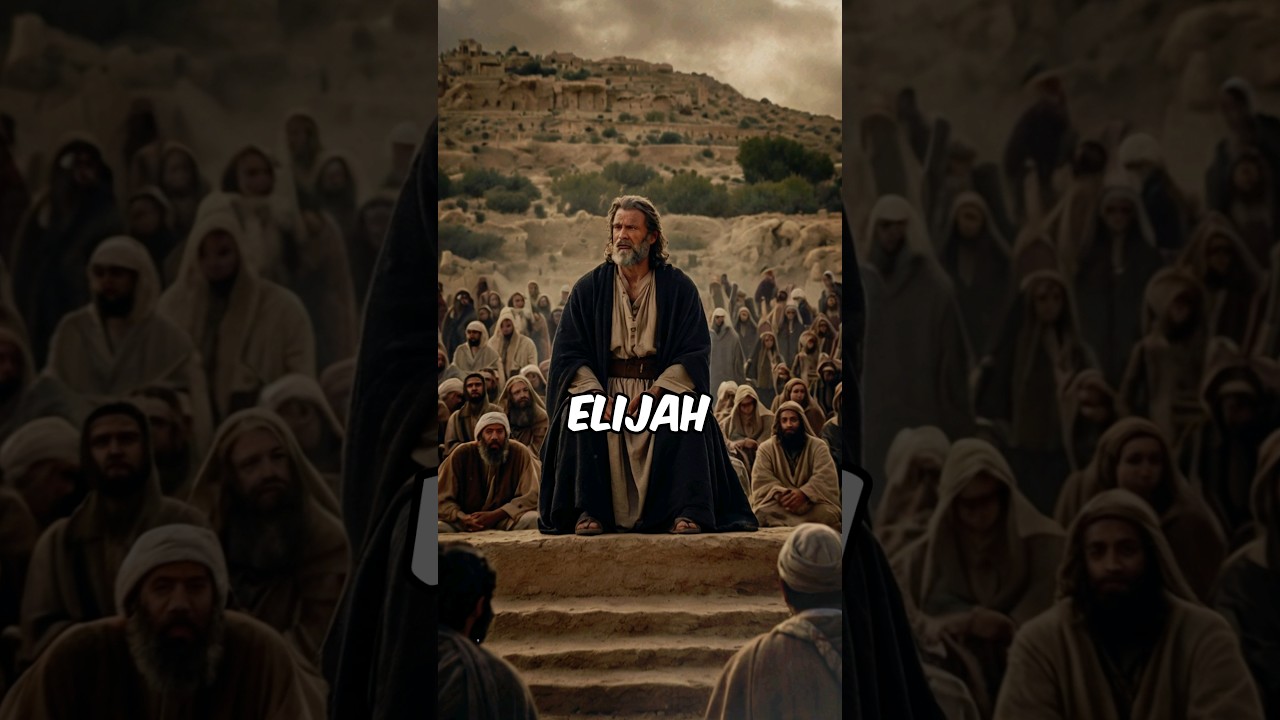 The Bible Story of Elijah and the Prophets of Baal. 
