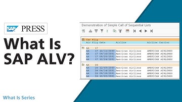 Wat is SAP ALV (ABAP List Viewer)?