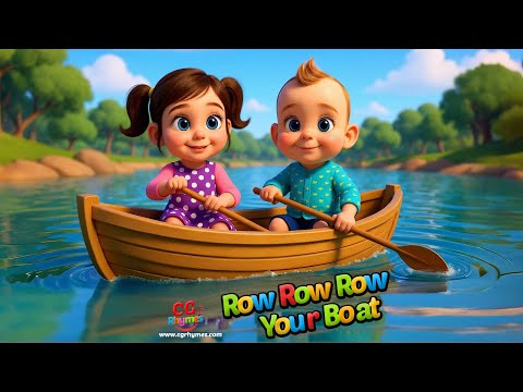 Row Row Row Your Boat 🚣 | Baby John & Baby Sarah Adventure Song