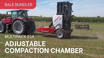 Bale Bundler with Extra Compaction Chamber! | MultiPack E14