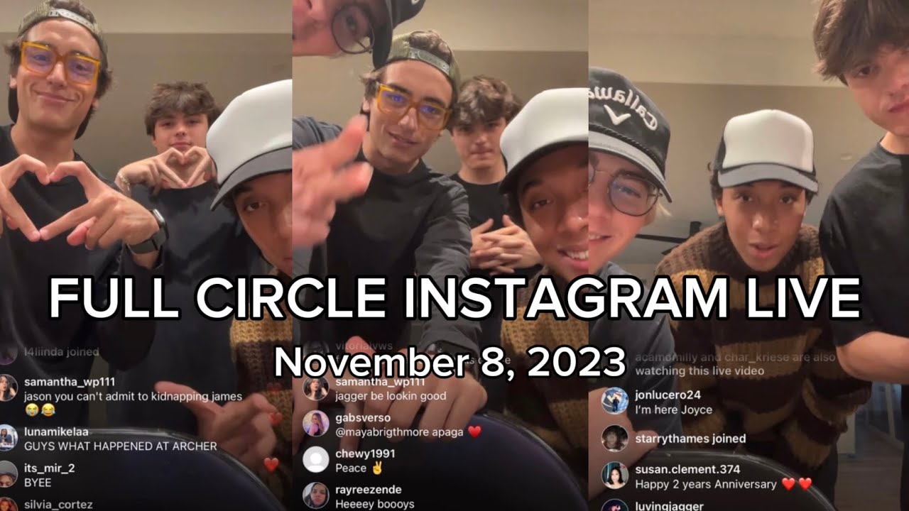 Full Circle Instagram live November 8, 2023