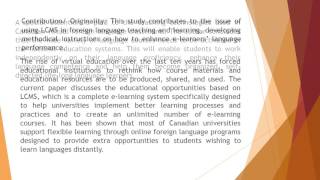 Learning Content Management Systems in Flt Canadian Experience  IJELLS 61 25 32
