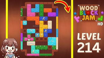 Wood Block Jam Level 214 Solution Walkthrough