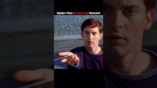 Spider-Man’s First Web Swing 🕸️ | Peter Parker Powers Awakening #shorts #edit #spiderman #ytshorts