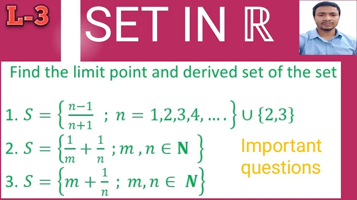 Find the derived sets and limit points of sets