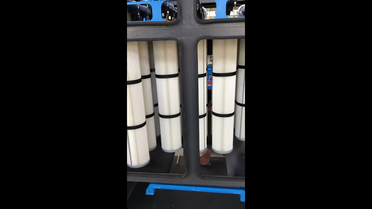 What is a cartridge filter dust collector?