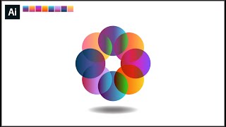 Create a Circle Gradient Logo In Adobe Illustrator Tutorials |Modern Logo Design With Zakki Graphics