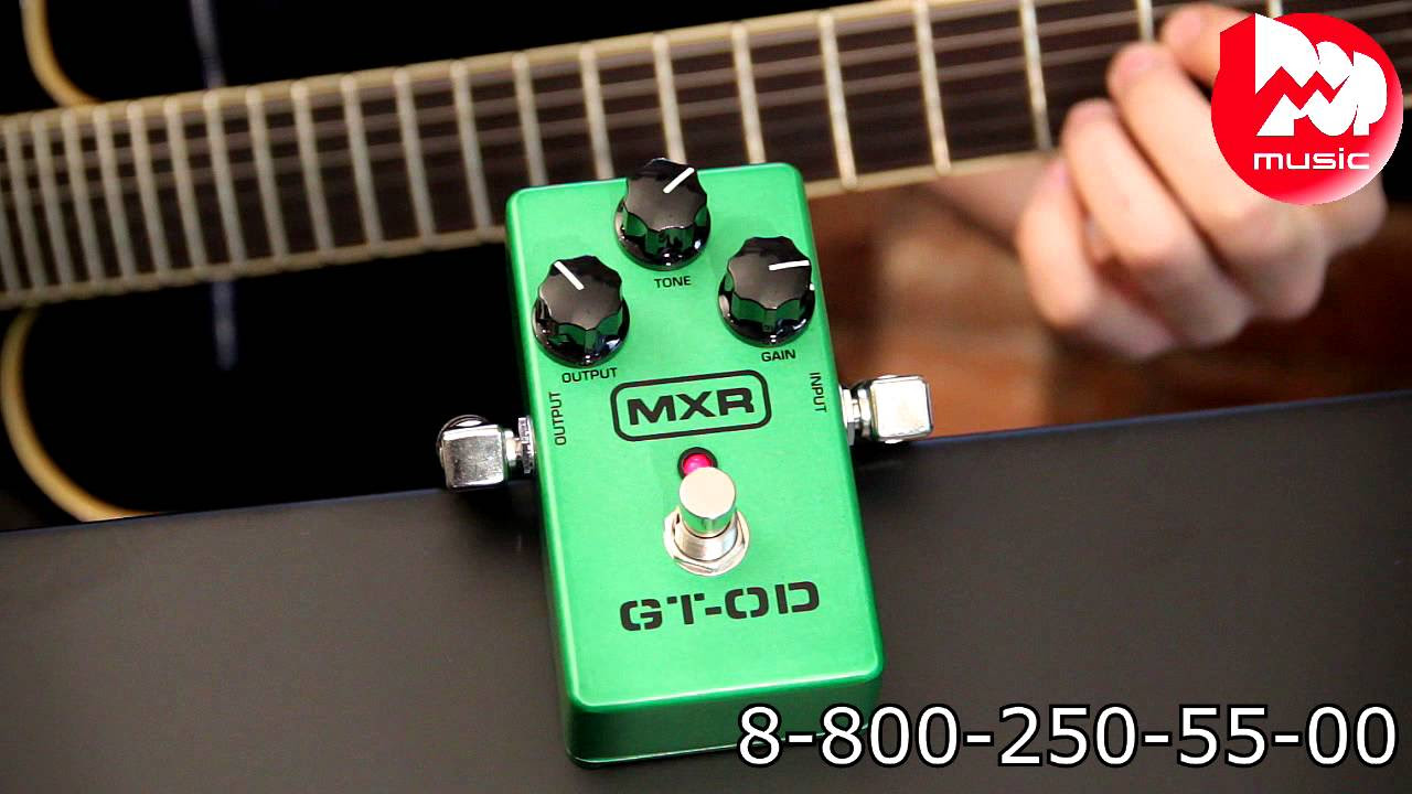 DUNLOP M 193 Guitar Effect (MXR GT-OD) - YouTube