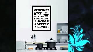 KP-92 Wall Art Posters kitchen Funny Quotes "Homemade Kiss"