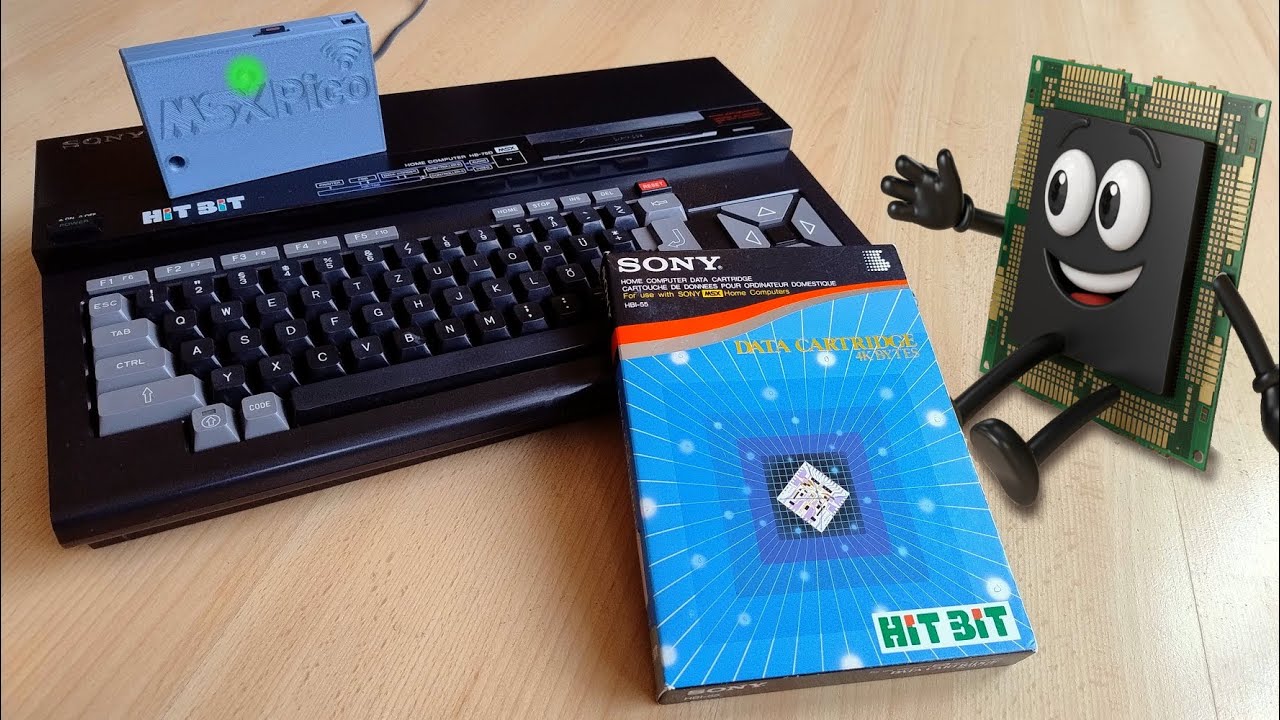 Sony HitBit 75D Reloaded - Das HBI-55- und das MSX Pico-Cartridge