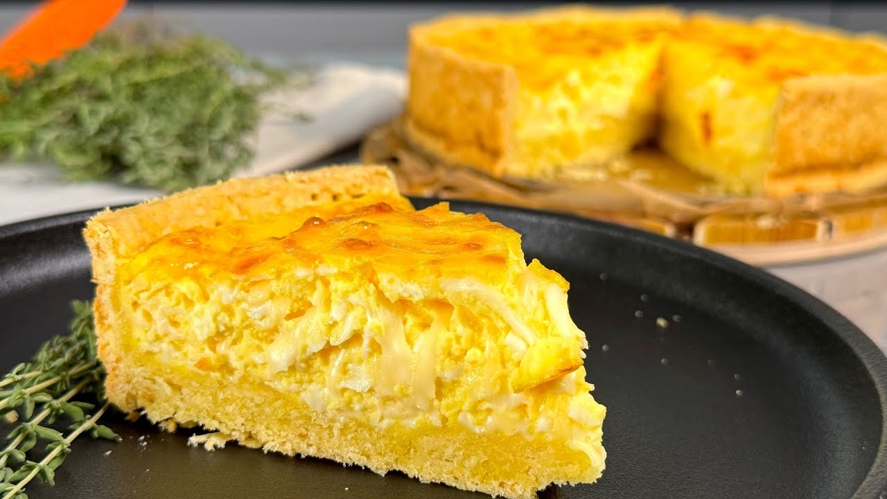 Простейший ПИРОГ "Сырное лукошко", а такой вкусный! Меняю начинки и каждый раз получаю новый вкус!