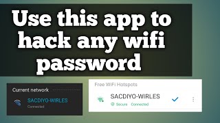 kujabso wifi app-kaan ||How? hack wifi password with this application using android phone screenshot 2