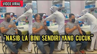 Kelakar! Lelaki Takut Jarum Kena Cucuk Dengan Bini, Siap Kena Halau Balik Lagi