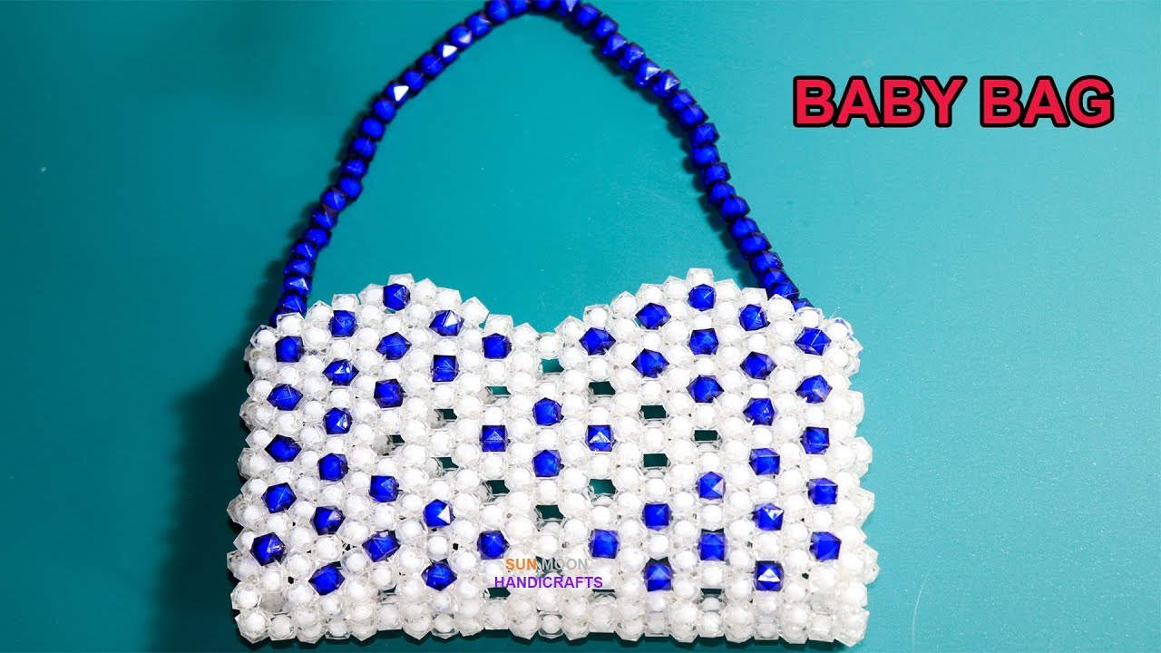 বাচ্চাদের পুতির ব্যাগ/ How to make beaded bag/ beaded baby bag