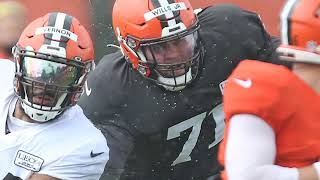Jedrick Wills Jr. on his crash course to be left tackle for the Browns