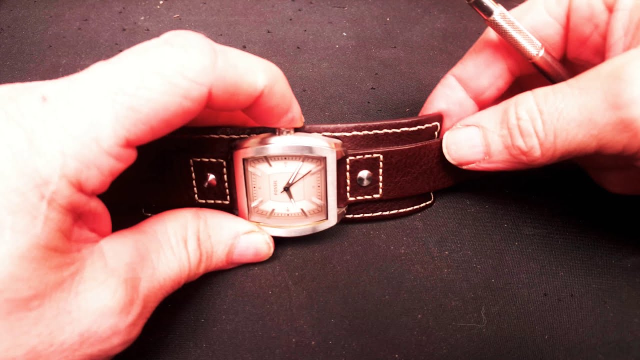 Fossil JR1190 Batteriewechsel - YouTube