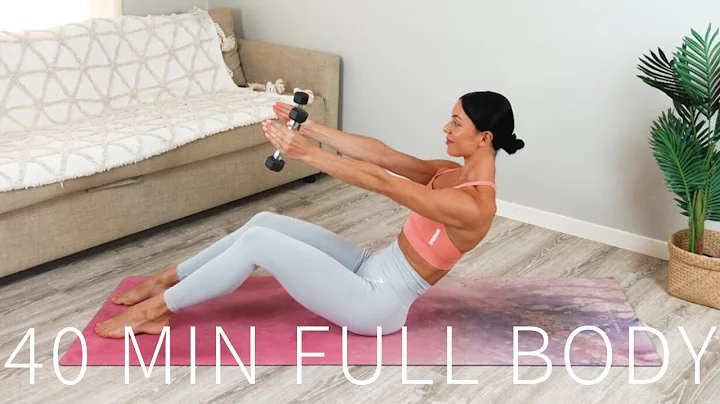 40 MIN FULL BODY WORKOUT || Pilates with Weights &...