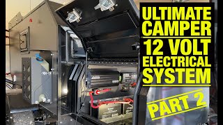 The Ultimate Teardrop Trailer 12 volt System // DIY Off Road Camper // Redarc Redvision // Part 2