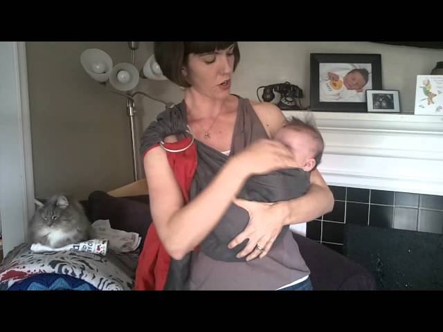 Natural Mom Baby Wearing Demo: Ring Sling