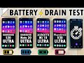 BATTERY DRAIN TEST - Xiaomi Mi 10 Ultra vs Samsung Note 20 Ultra vs S20 Ultra vs Redmi K30 Ultra