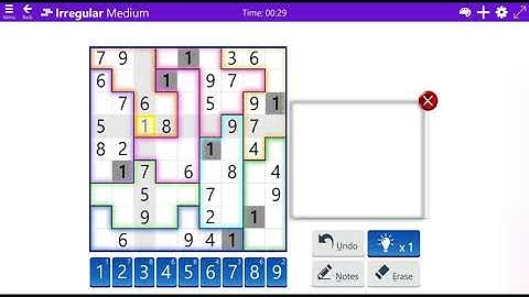 Microsoft Sudoku | Irregular | Medium | 3 September 2020