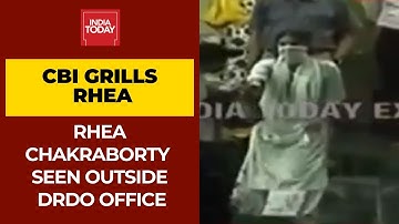 CBI Questions Rhea Chakraborty For Over 8 Hours; Rhea Spotted Outside DRDO Office