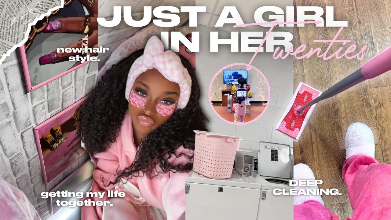 navigating my twenties...im literally a mess | deep cleaning, self care, life update |ULA HAIR